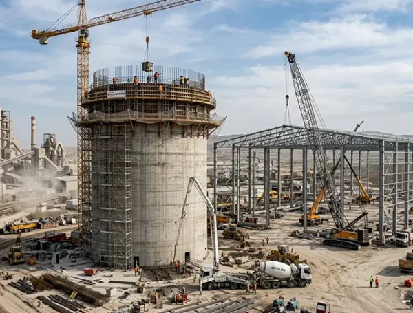Çimento Fabrikalarında Silo ve Depo İnşaatı: Turiya ile Sıfır Hata, Tam Zamanında Teslim